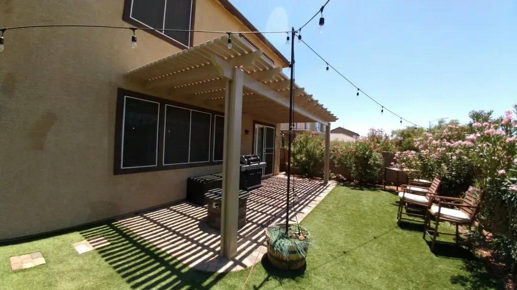Small Patio Cover, Installation, Bakersfield, CA